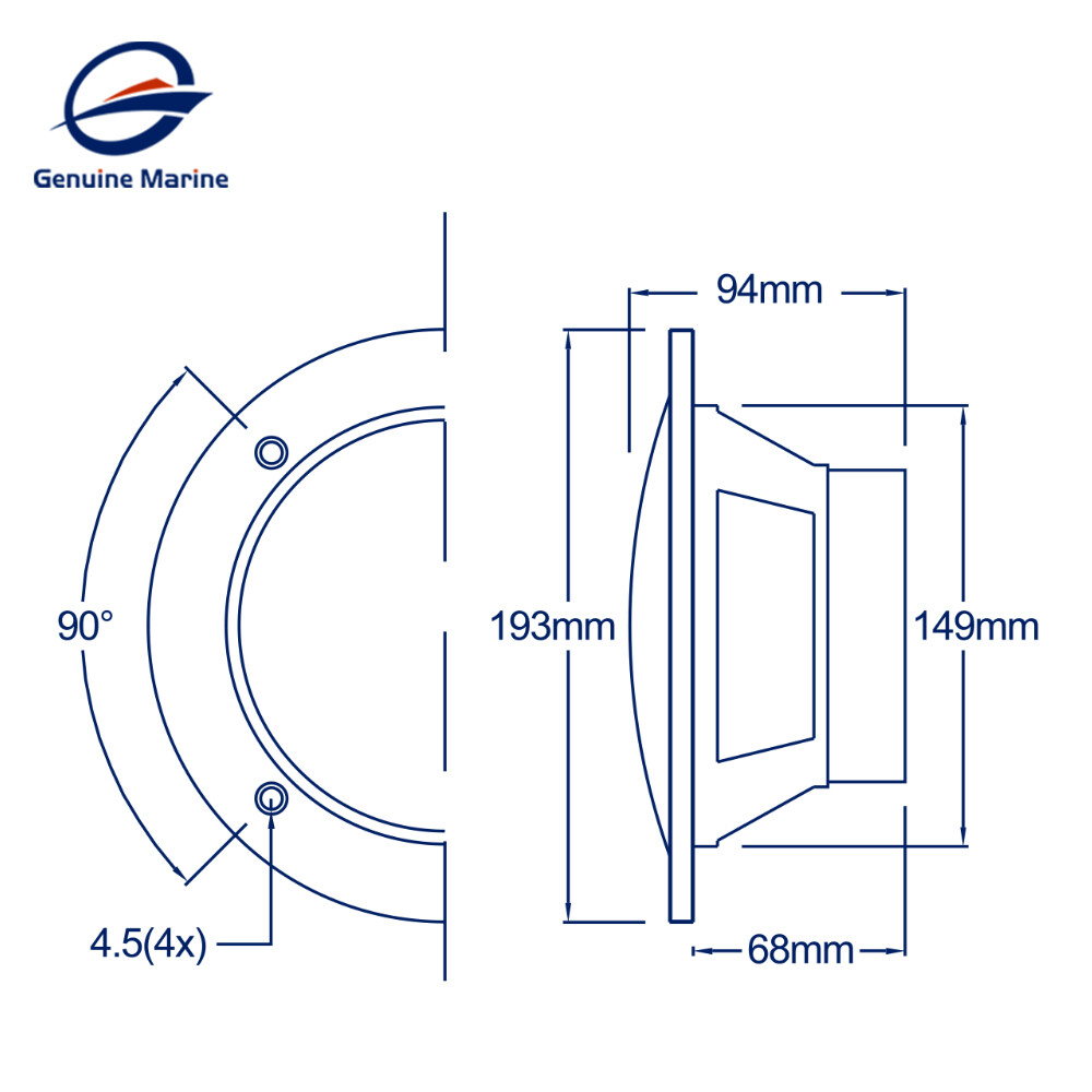 300W Marine Boat Speaker System,7.5 Inch, Weatherproof, Coaxial horn,60Hz-20kHz
