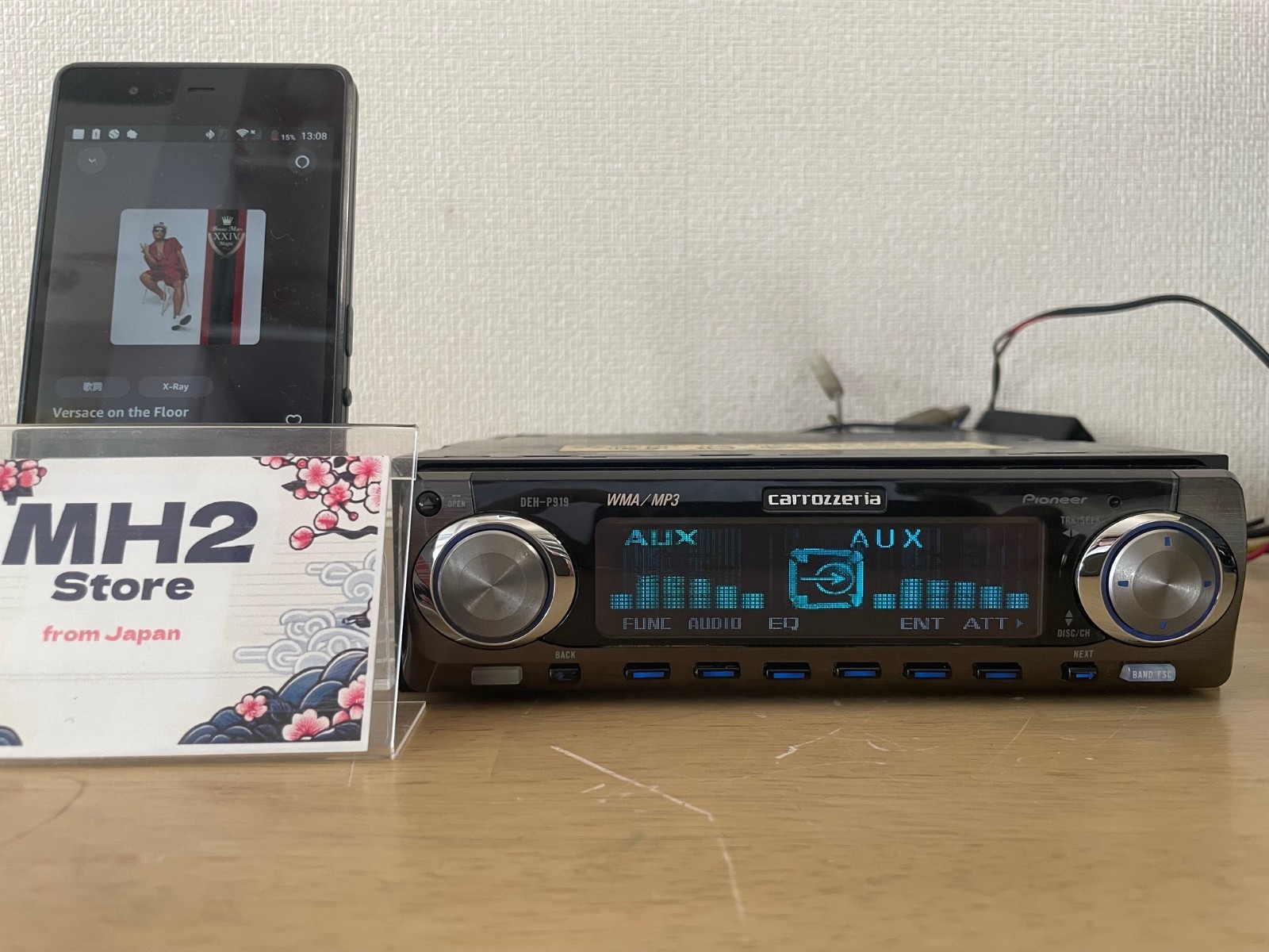 Pioneer Carrozzeria DEH-P919 1Din Car Audio CD Bluetooth Player Concert Hall