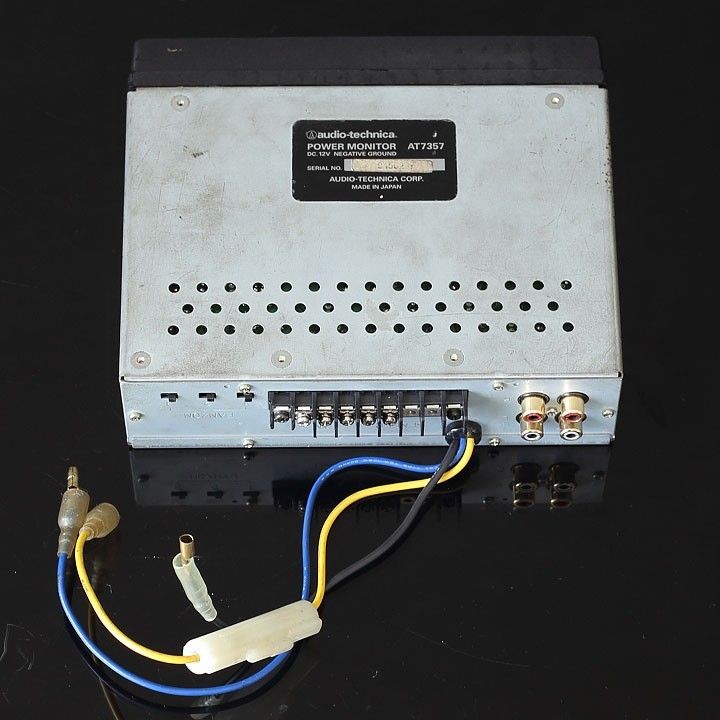 Audio-Technica AT7357 Power Monitor Voltage Temp Level Meter Fan Control Rare