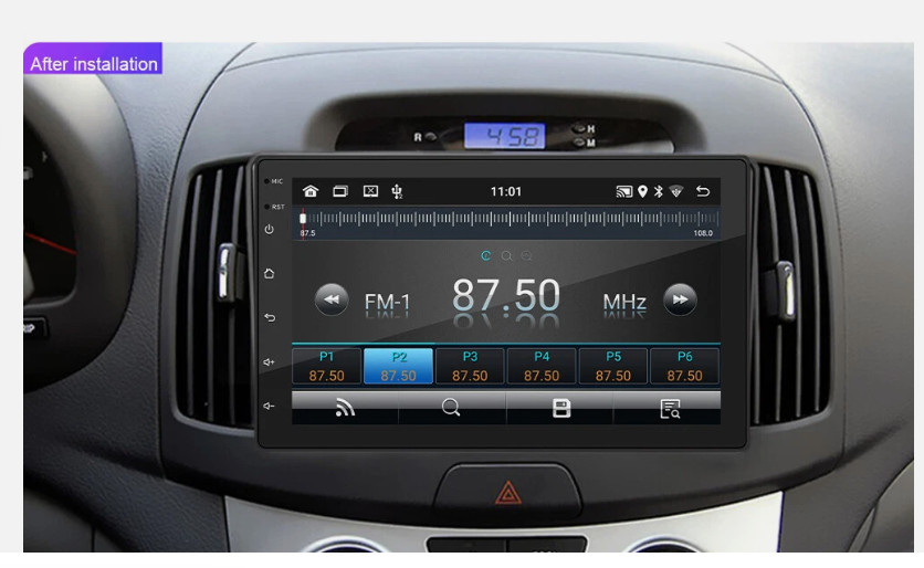 7″ Double Din Touchscreen Car Stereo Radio Bluetooth USB RCA Universal Head Unit