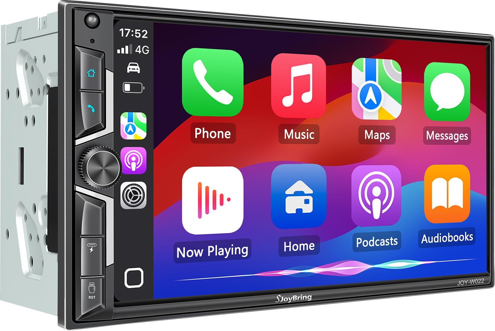 SJoyBring 7 QLED Double Din Car Stereo Wireless CarPlay Android Auto