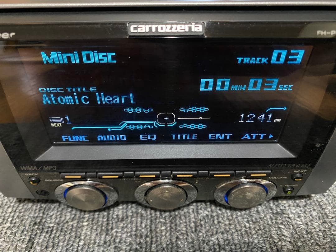 Pioneer Carrozzeria FH-P009MD 2DIN CD MD Car Stereo Bluetooth JDM Audio Japan