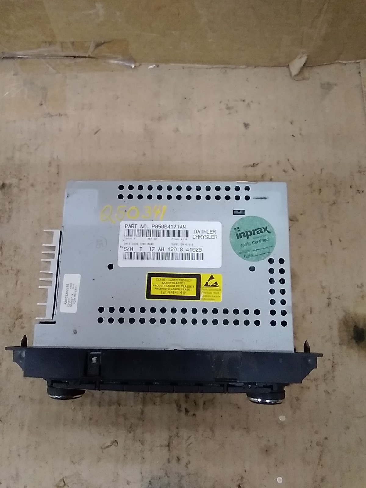2007 2008 JEEP PATRIOT RADIO AUDIO RECEIVER P05064171AM