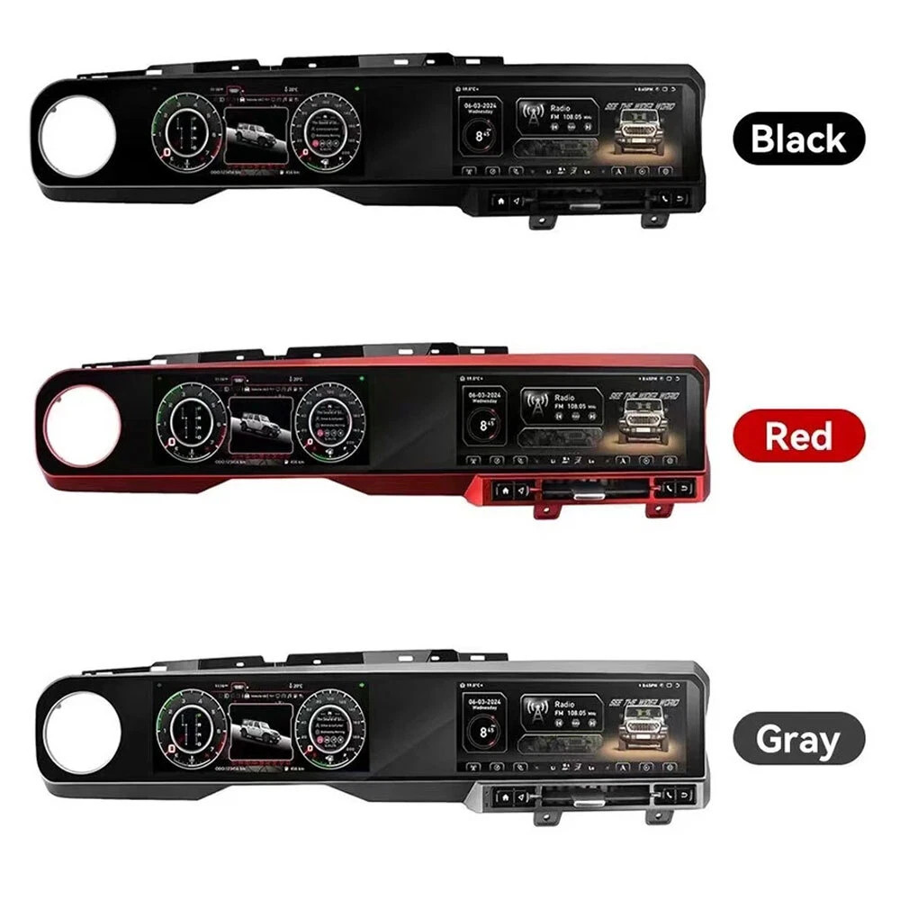 Dual Screen Car Radio for Jeep Wrangler JL Gladiator 2018-2022 Stereo Upgrade