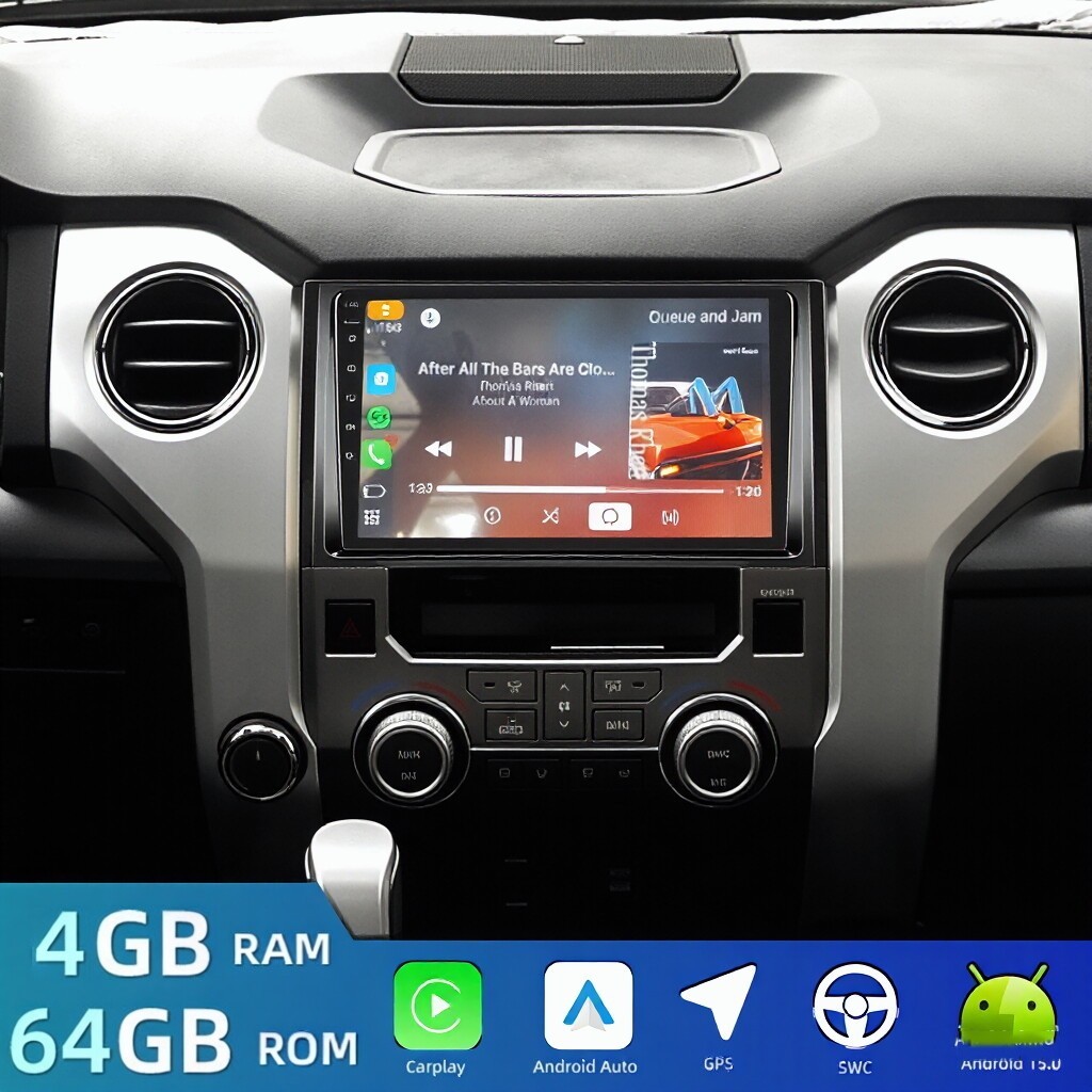 For Toyota Tundra 2014-2021 4+ 64GB Car Stereo Radio Android 15 GPS WIFI CarPlay