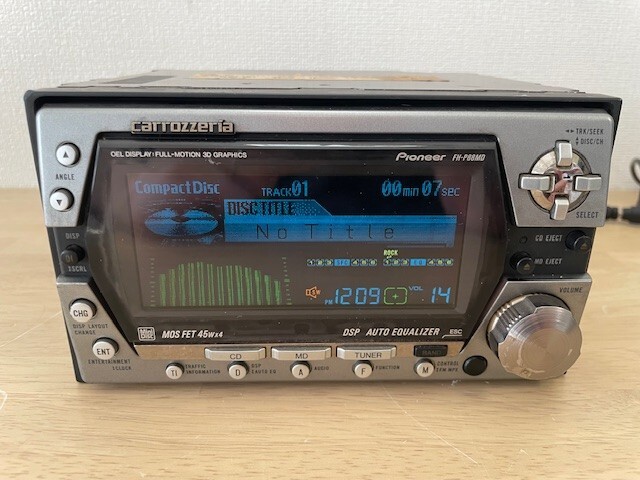 Pioneer carrozzeria FH-P88MD 2Din Car Audio CD MD Player Already Maintained