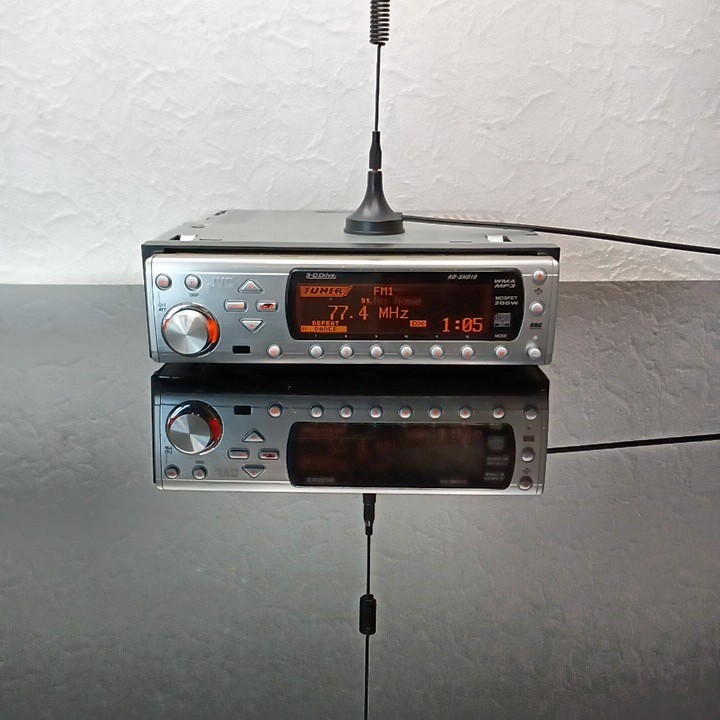 JVC KD-SH919 1DIN Car Audio CD Receiver WMA MP3 Stereo Tested Ships in 1 Day