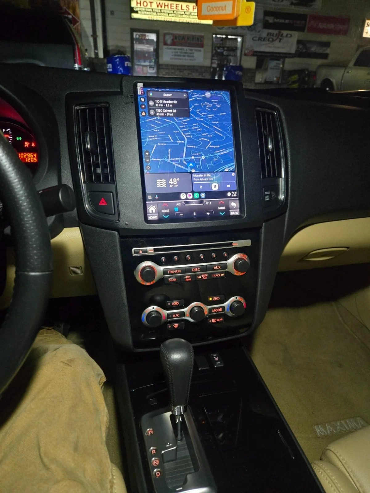 10.4″ Android Radio for 2008-2014 Nissan Maxima CarPlay GPS Navi Stereo 4+64GB