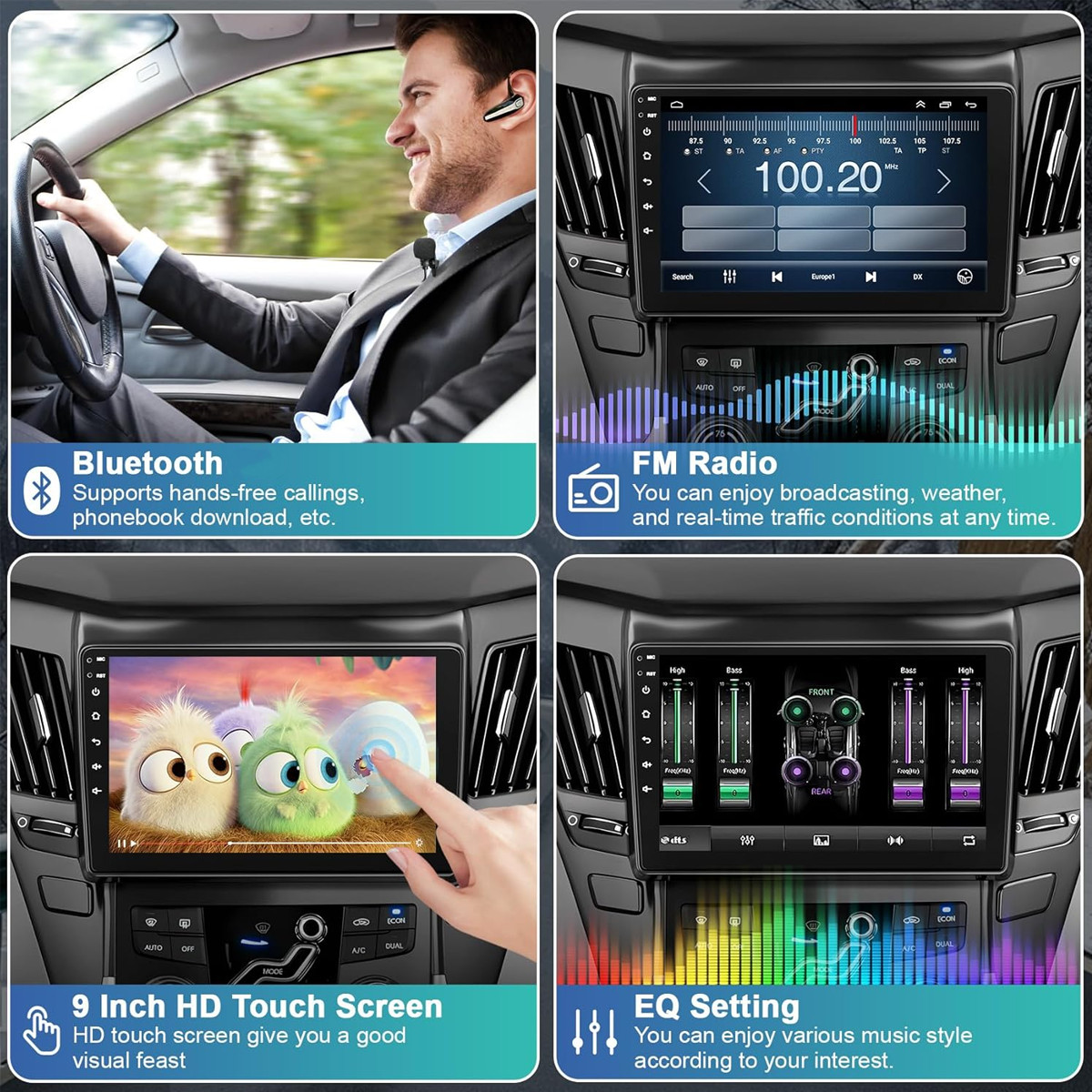 For Jeep Wrangler 2007-2017 7″Carplay Stereo Radio GPS Wifi w/Cam RDS SWC 5G