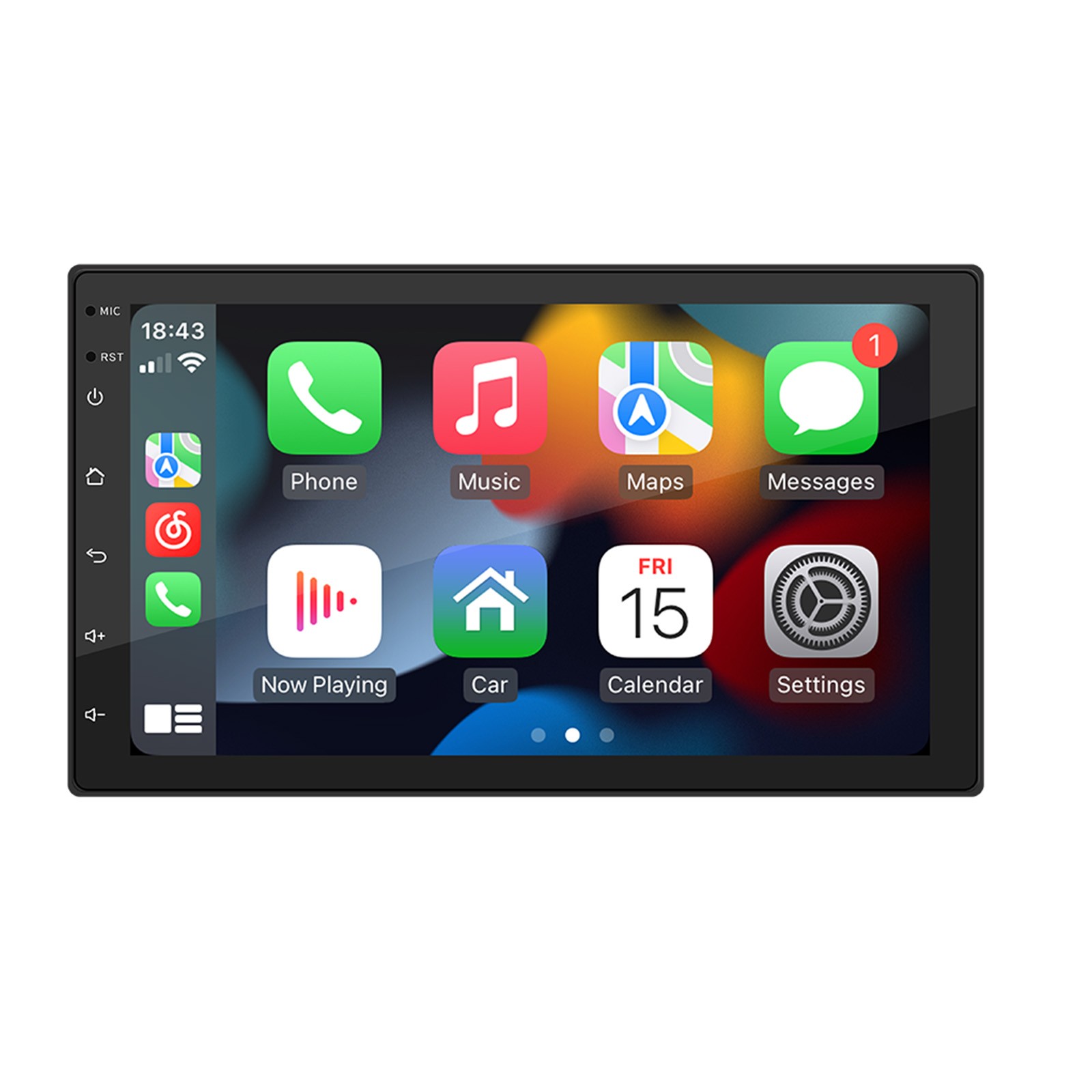 7″ Android 10 GPS WiFi Bluetooth Car Stereo MP5 Player Carplay + 4 LED Camera