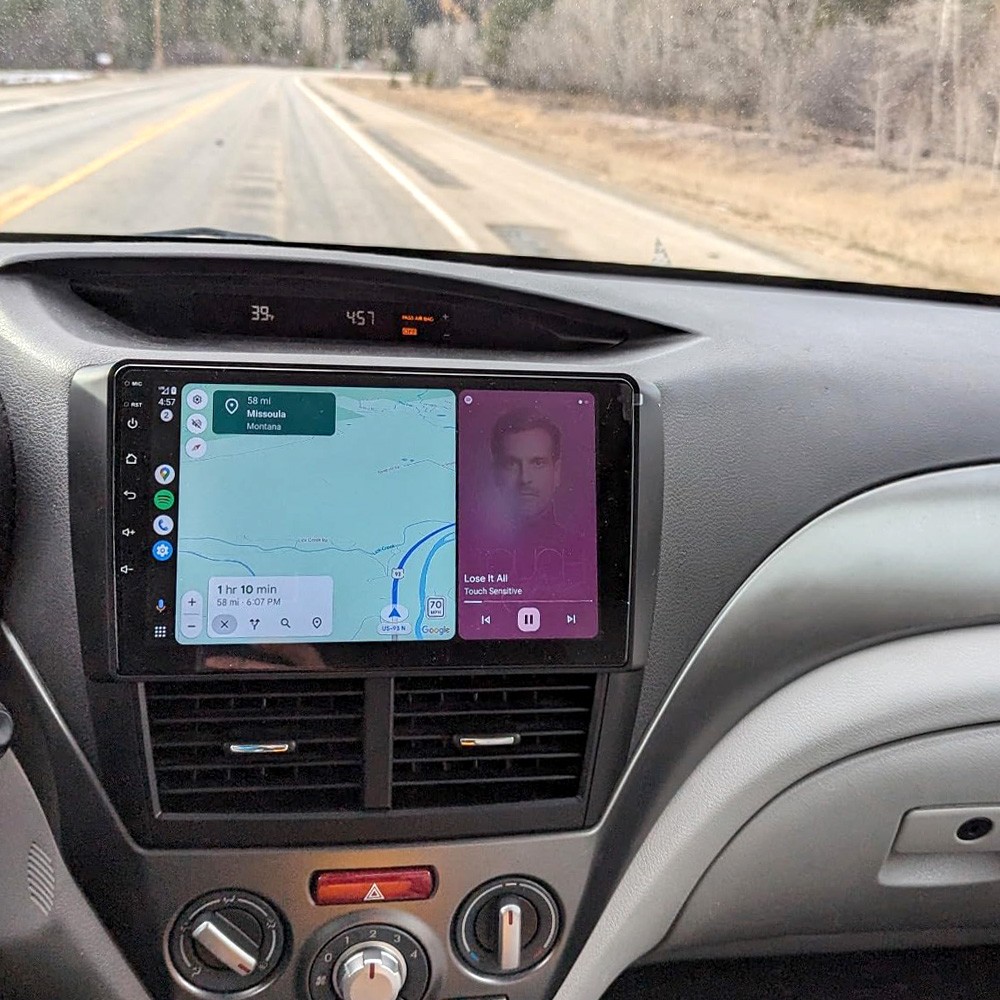 Radio Carplay For 2009-2013 Subaru Forester EQ Cam Android Auto Back Camera