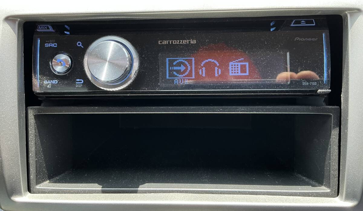Pioneer Carrozzeria DEH-7100 1DIN Car Stereo CD USB Bluetooth Receiver Used