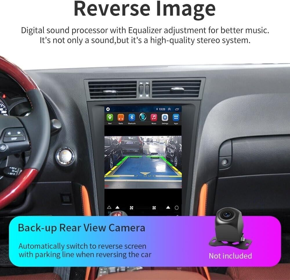 For Lexus GS300 G350 G400 2004-2011 Android 13 Car Radio Stereo Carplay GPS Navi