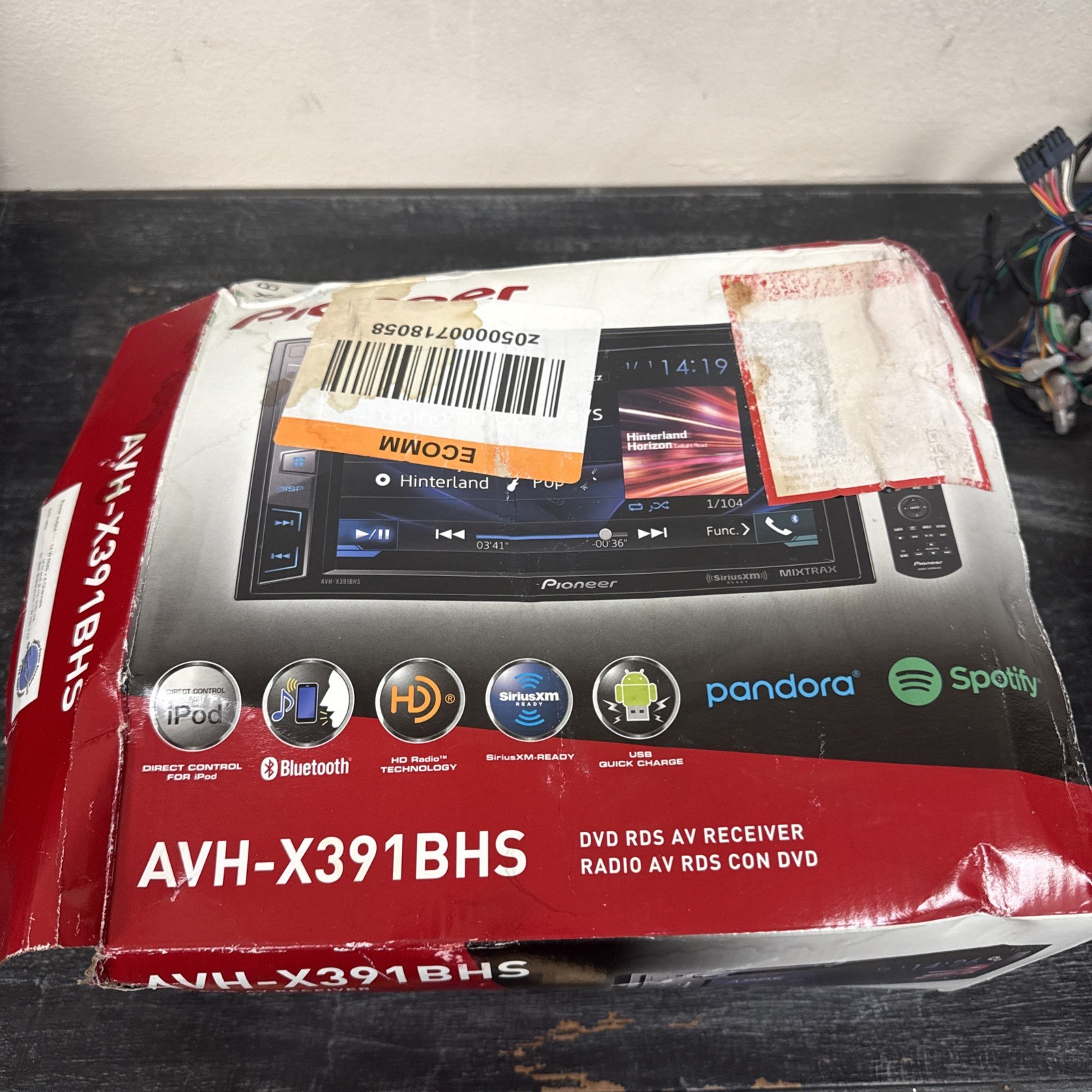 Pioneer AVH-X391BHS In Dash DVD/CD player – No remote