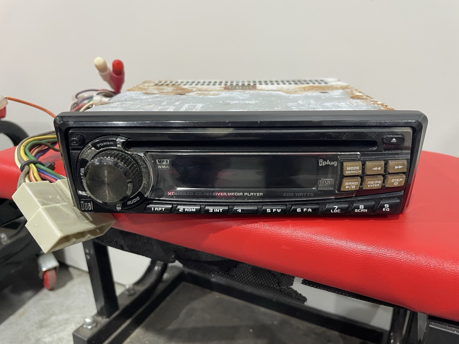 Dual Electronics XDM6820 CD Receiver/Media Player 200 Watts Iplug Faceplate