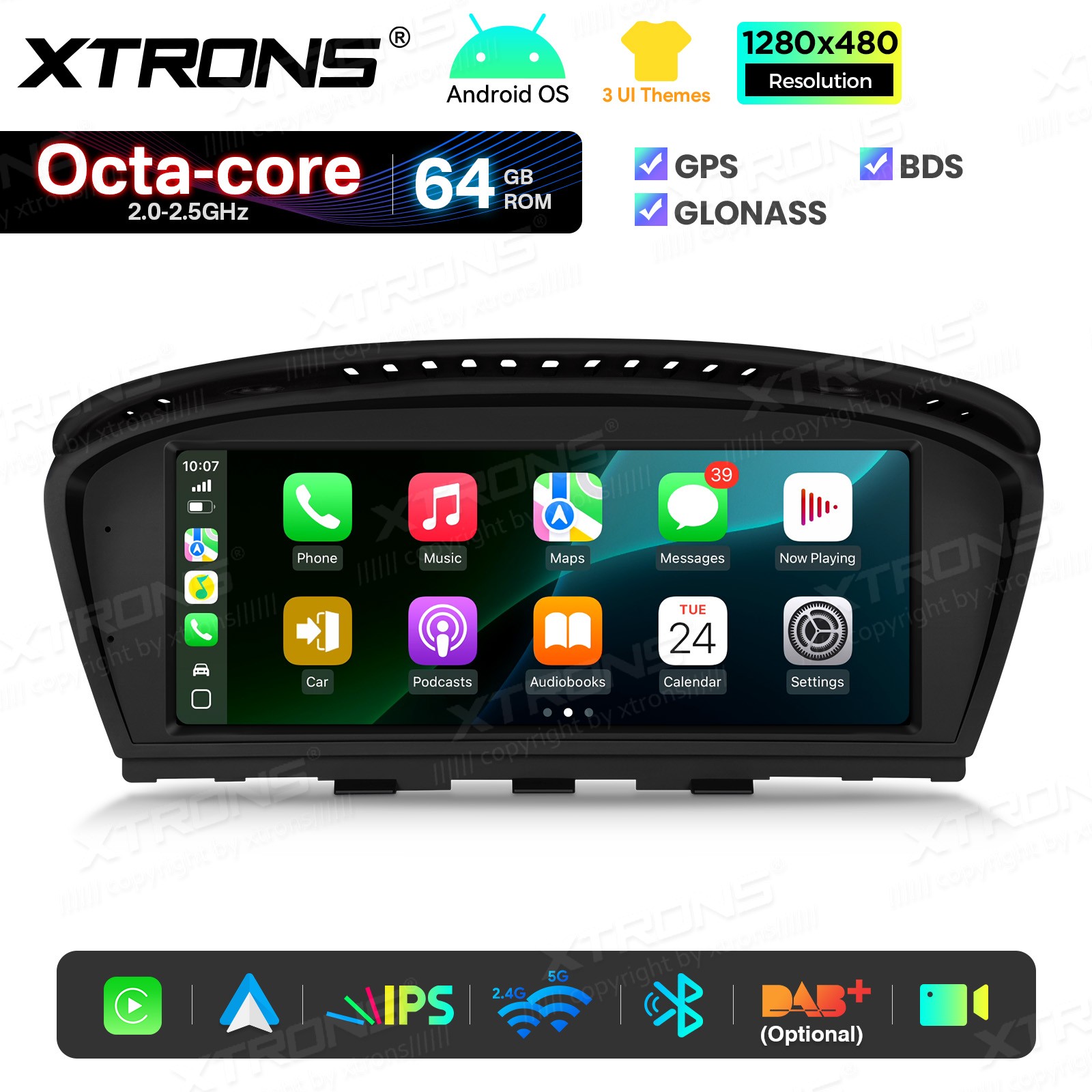 8.8″ Screen Upgrade for BMW 3 5 Series E60 Android 8-Core 64G CarPlay Retrofit