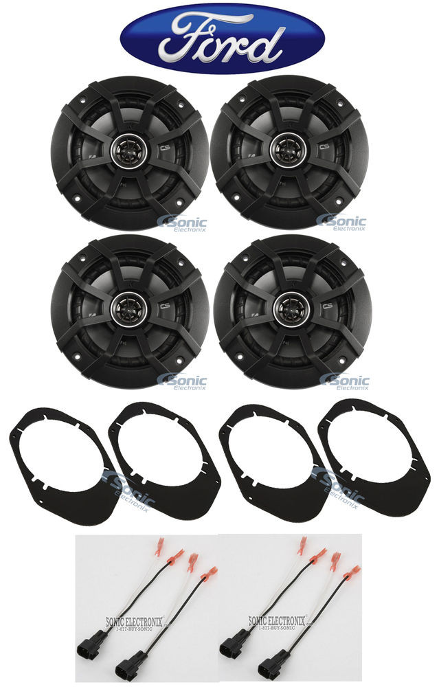Ford F-250/F-350/F-450/F-550 2008-2010 Kicker 5.25″ Front+Rear Speaker Kit