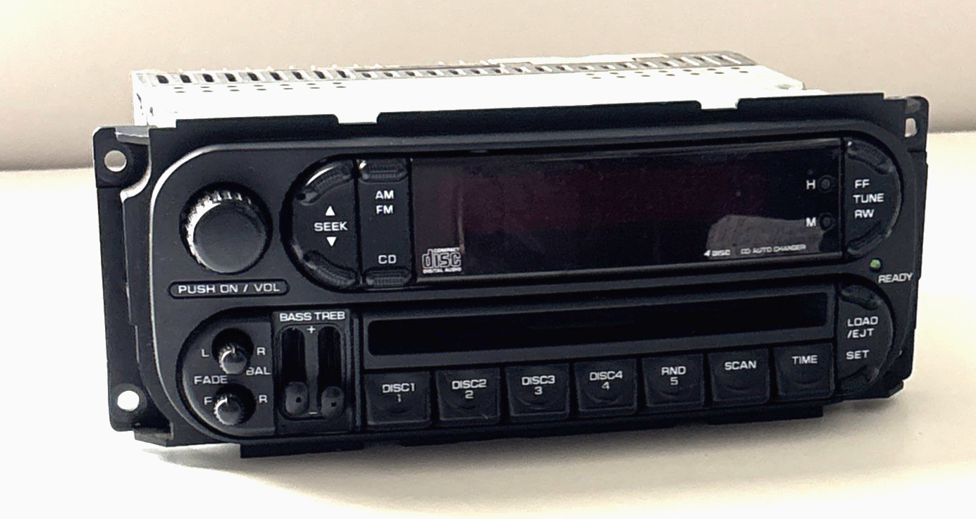 2001-2005 Dodge Stratus Chrysler Sebring 4 Disc CD Player Radio OEM MR459823