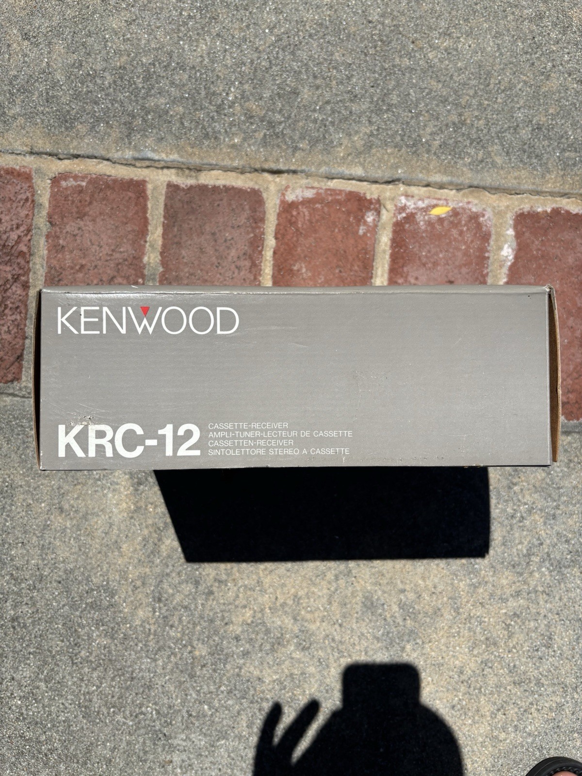 NEW In Box Kenwood KRC-12 Cassette Receiver
