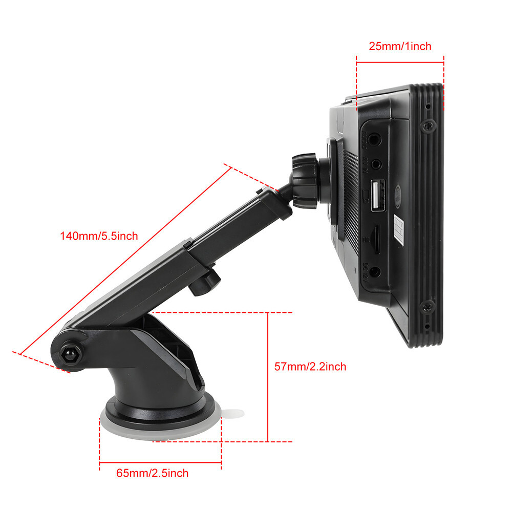 10.26 Inches Car Smart Screen Player Monitor AUX Cable Camera Adapter W/Mount