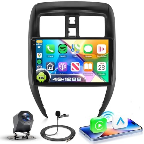 5G WiFi Car Stereo for Versa Sedan 2015-2019, with Android15 System 4G+128G