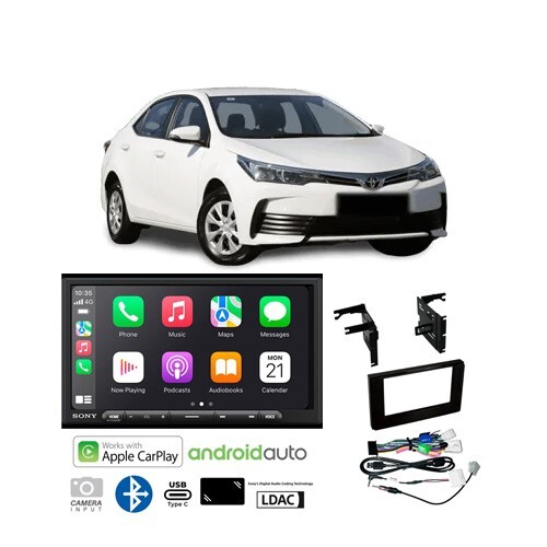 Sony XAV-AX4000 Stereo Upgrade for Toyota Corolla 2017-2018 Sedan
