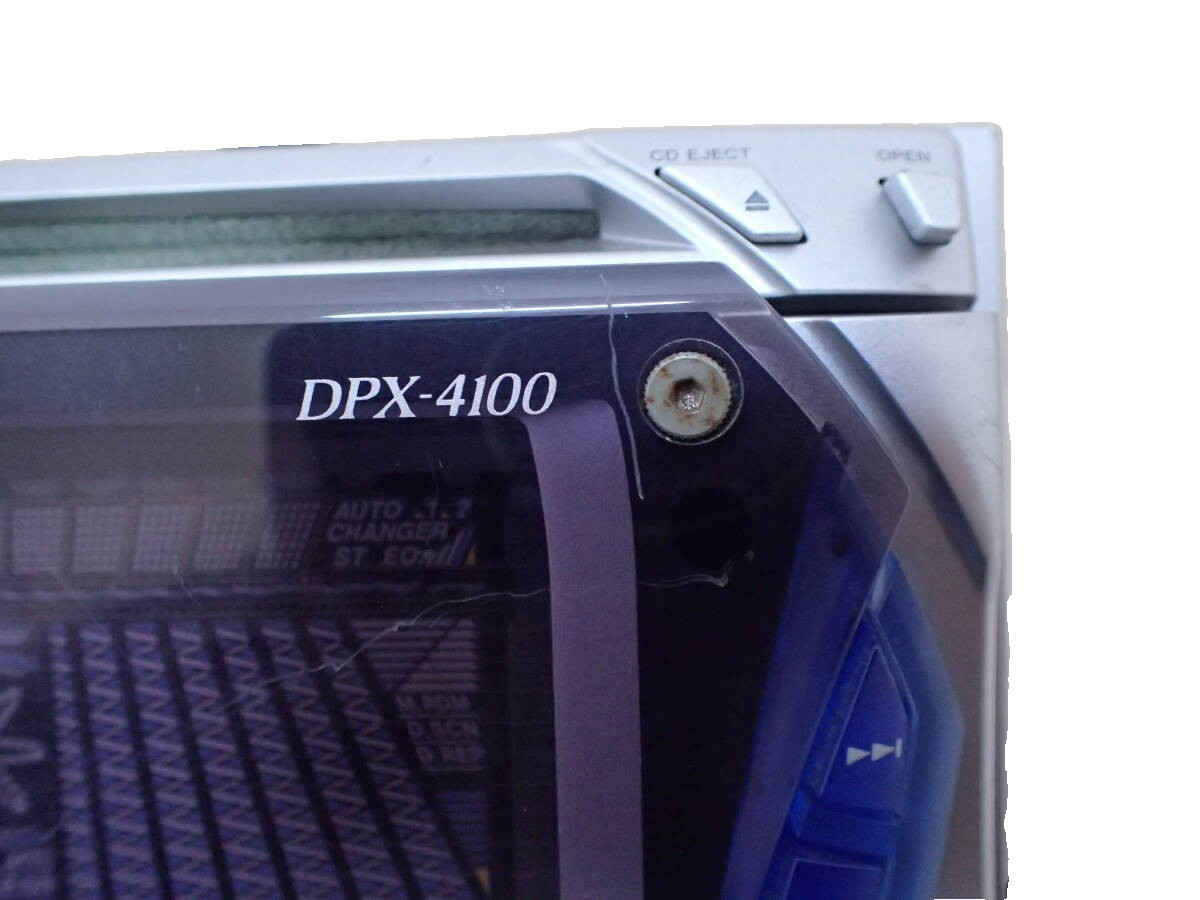 KENWOOD DPX-4100 2DIN CD Cassette Player Deck with Toyota Daihatsu Harness JDM