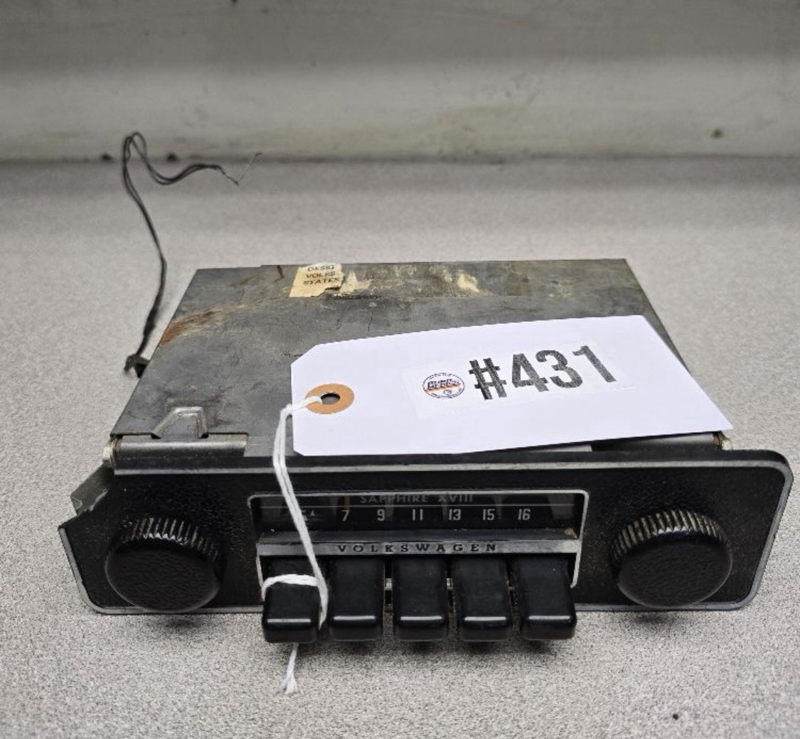 Aircooled Vw sapphire xviii radio