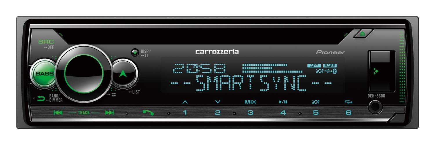 Pioneer DEH-5600 Audio 1D CD Bluetooth USB iPod iPhone AUX DSP Carrozzeria