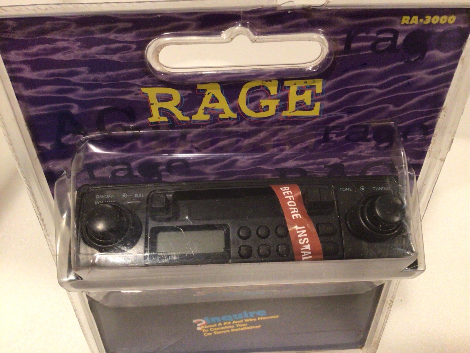 Rage VINTAGE RA-3000 AM/FM Stereo Cassette Player 50Watt NEW in The BOX ORIGINAL