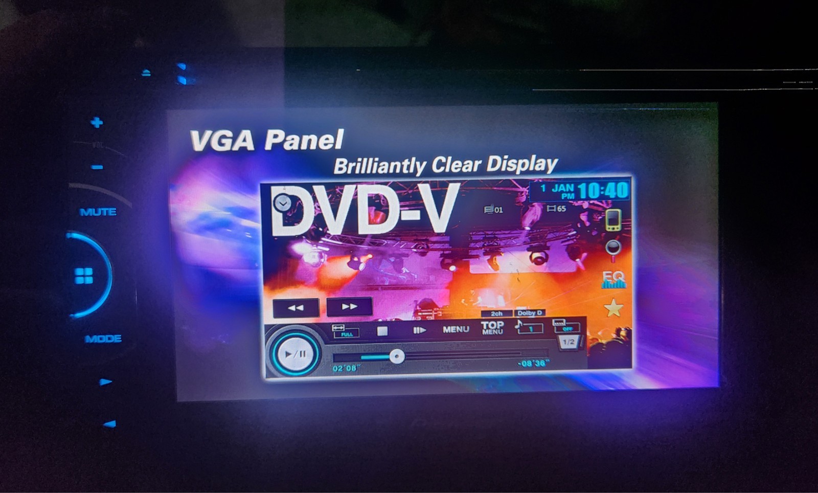 Pioneer AVH-X3500BHS Car Stereo MIXTRAX HD CD DVD Bluetooth SiriusXM Receiver