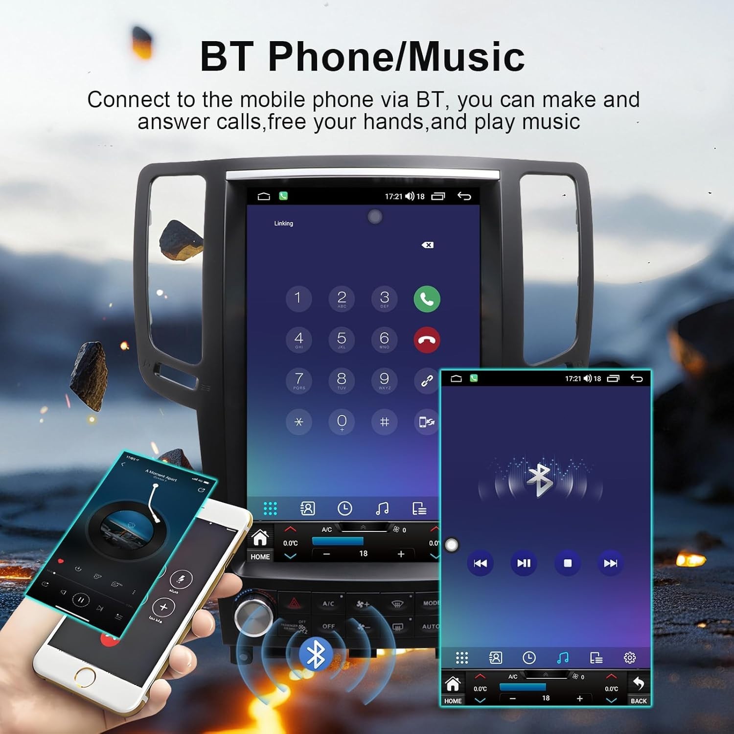 For Infiniti G35 G37 12.1″ Android 13 Radio Stereo Carplay Screen GPS Navigation