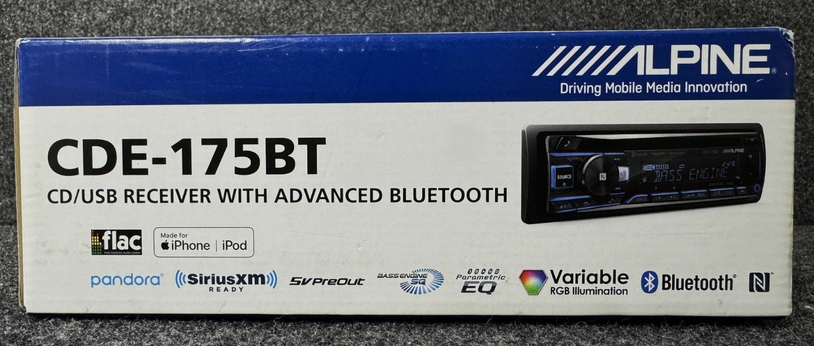 Alpine CDE-175BT NEW/OPEN BOX. EXTREMELY HARD TO FIND (SEE DESCRIPTION)