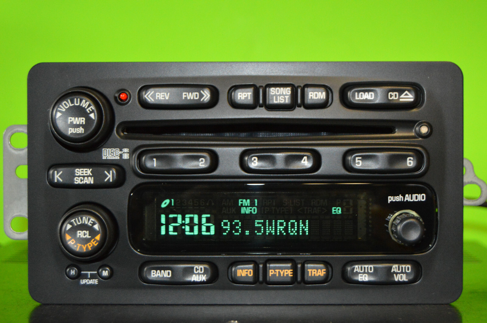 GM Delco Buick Rendezvous factory 6 disc CD player radio 02 03 04 05 06 10333462