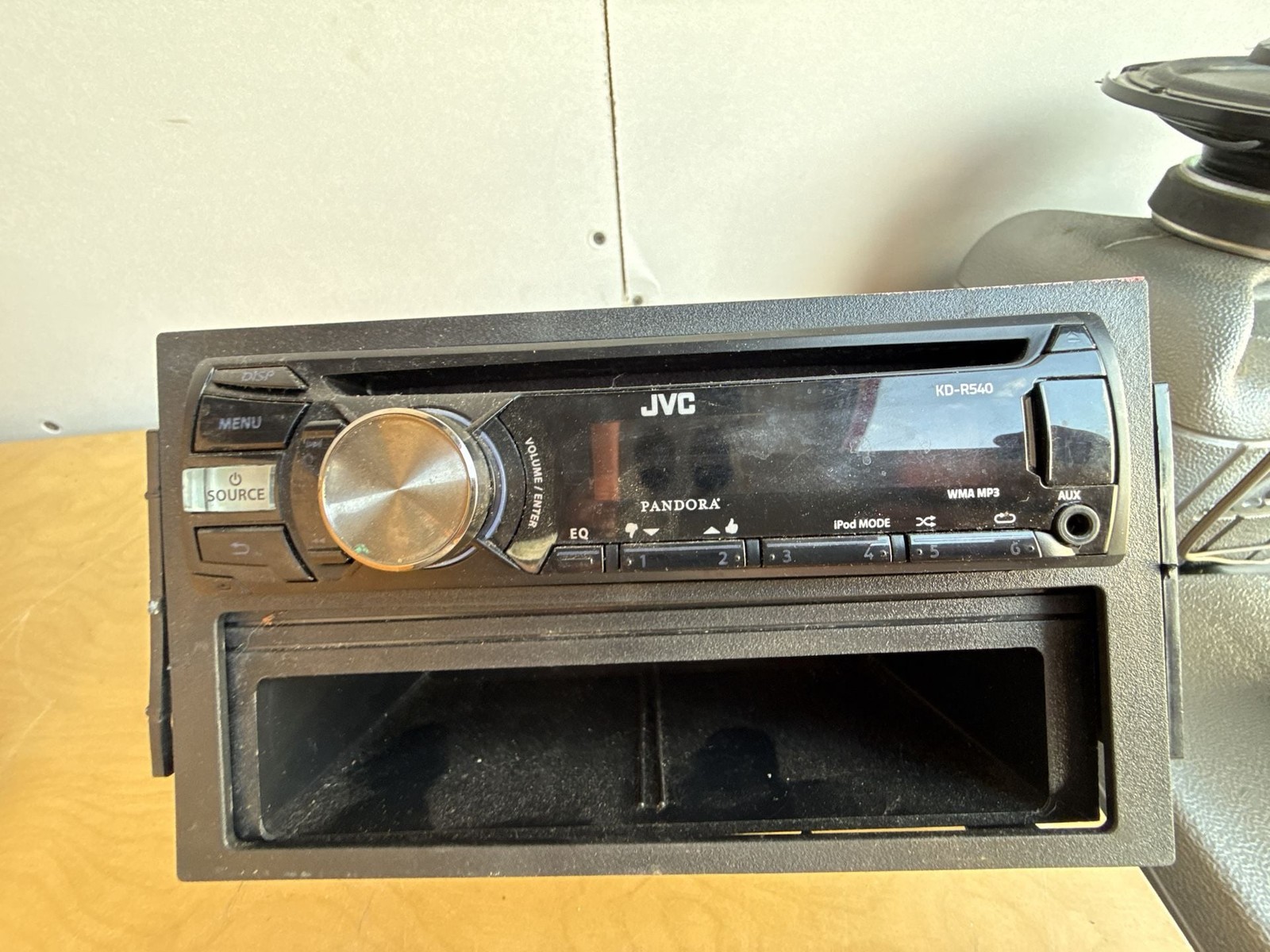 JVC KD-R540 In-Dash CD, MP3, and USB Car Stereo Receiver with Mounting Bracket