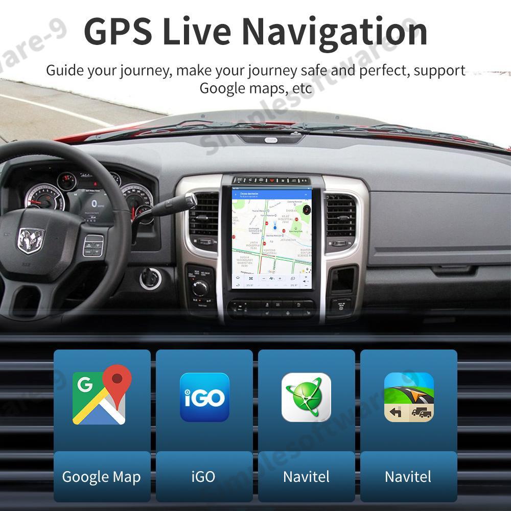 12.1″ For Dodge Ram 2013-2019 ​car Gps Navigation Stereo Radio 8g+128g Android11