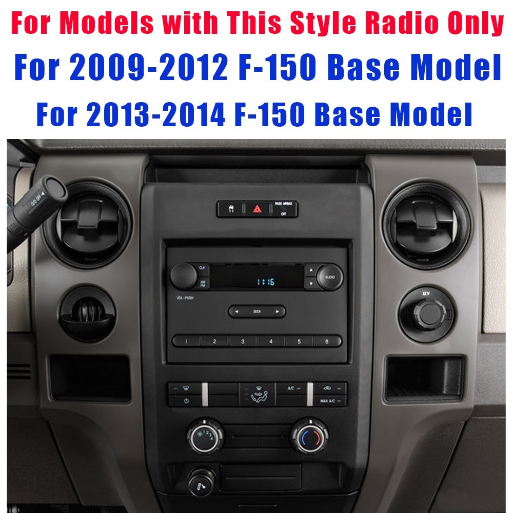 DUAL DV271BT DVD Player Car Stereo Radio Dash Kit/Cam For Ford 2004-2014 F150