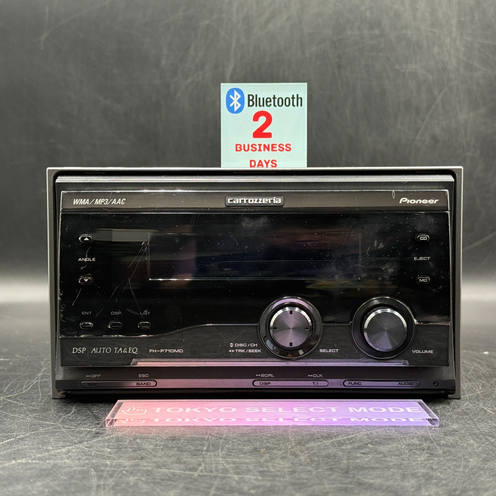 Carrozzeria Pioneer FH-P710MD 2DIN CD MDLP Player w/CD-IB10 iPod Adapter Tested