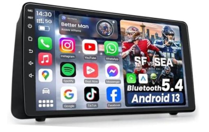 [4G+64G] Car Radio Stereo for Dodge Grand Caravan 2011-2020: Upgrade 9 Inch