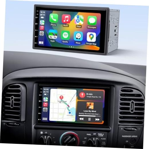 7″ HD Touchscreen Double Din Android 2+32G Car Radio Stereo Full Screen