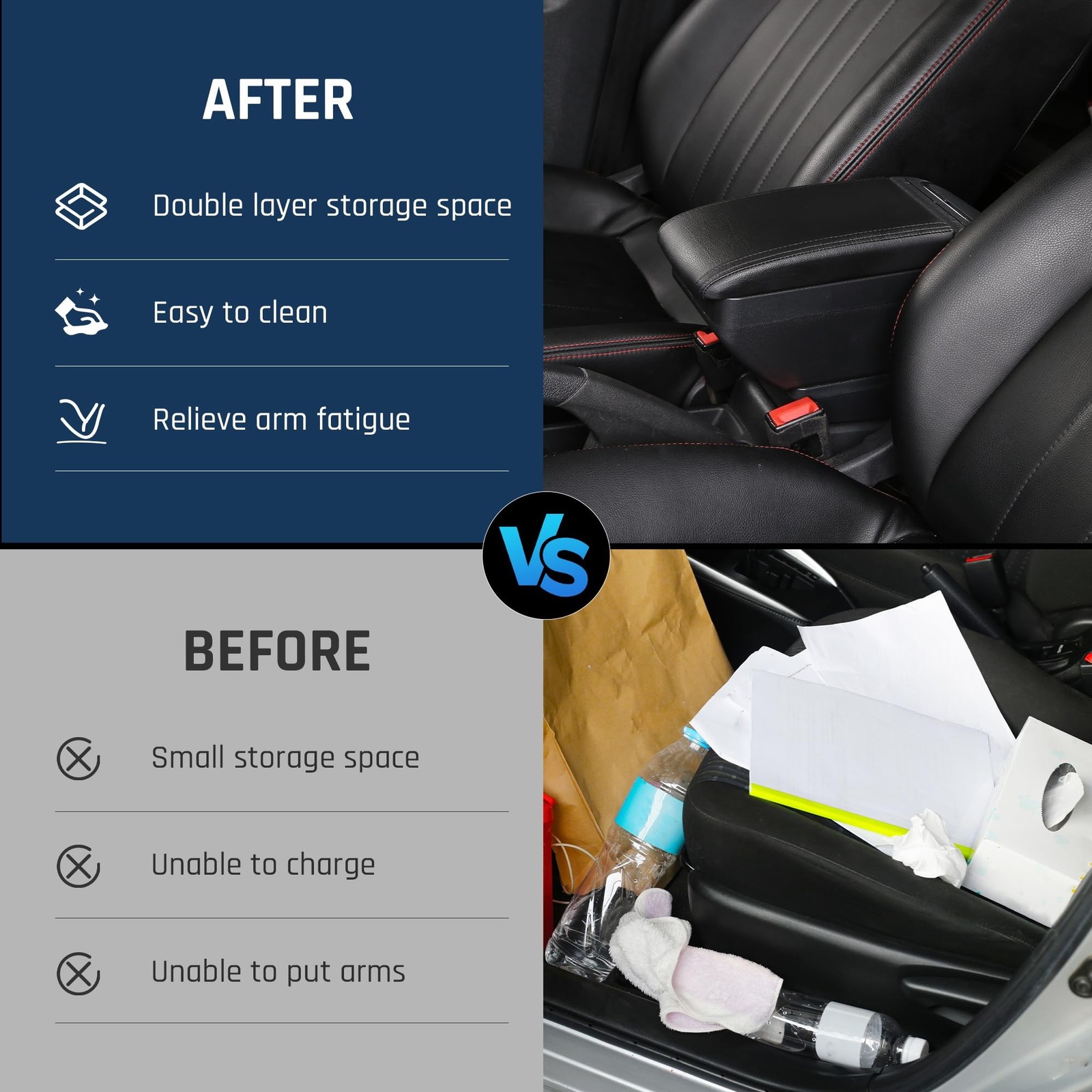 Armrest Box for Hyundai Accent Verna Solaris 2 2017-2020 Accessories | Center…