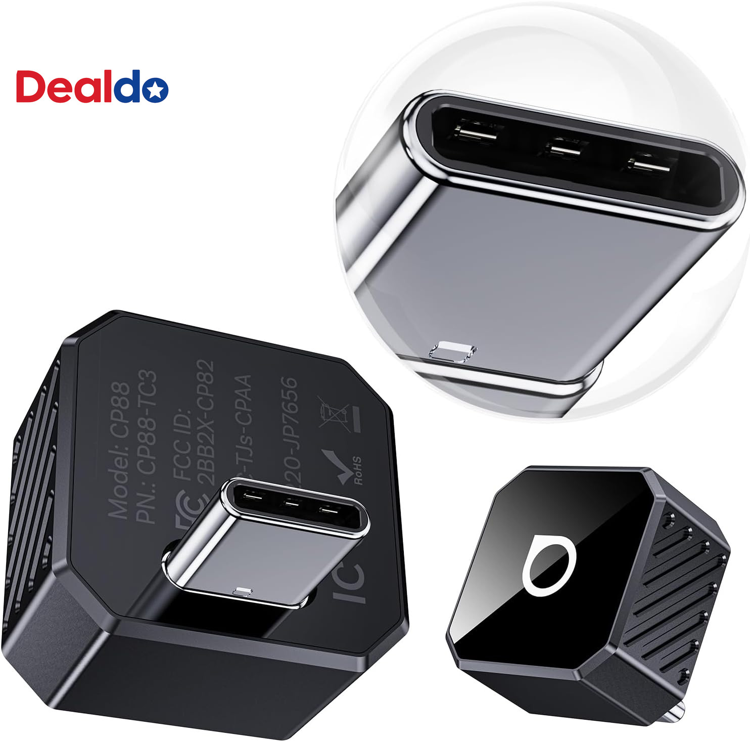Mini 3.0 Black 2-In-1 Wireless Carplay & Android Auto Adapter – Plug & Play for