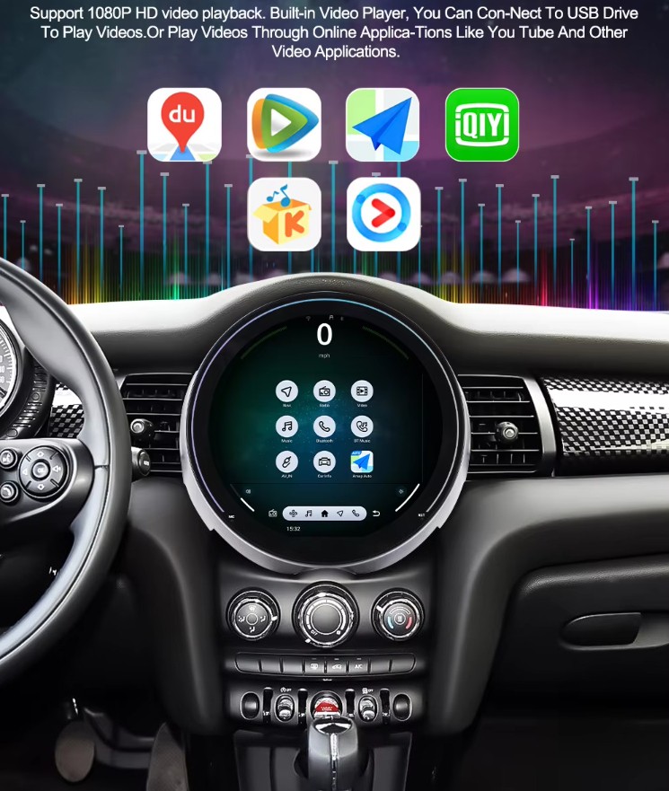 11.7″ For BMW Mini F56 2014-2016 Android Car Stereo Radio Carplay GPS Navi 64GB