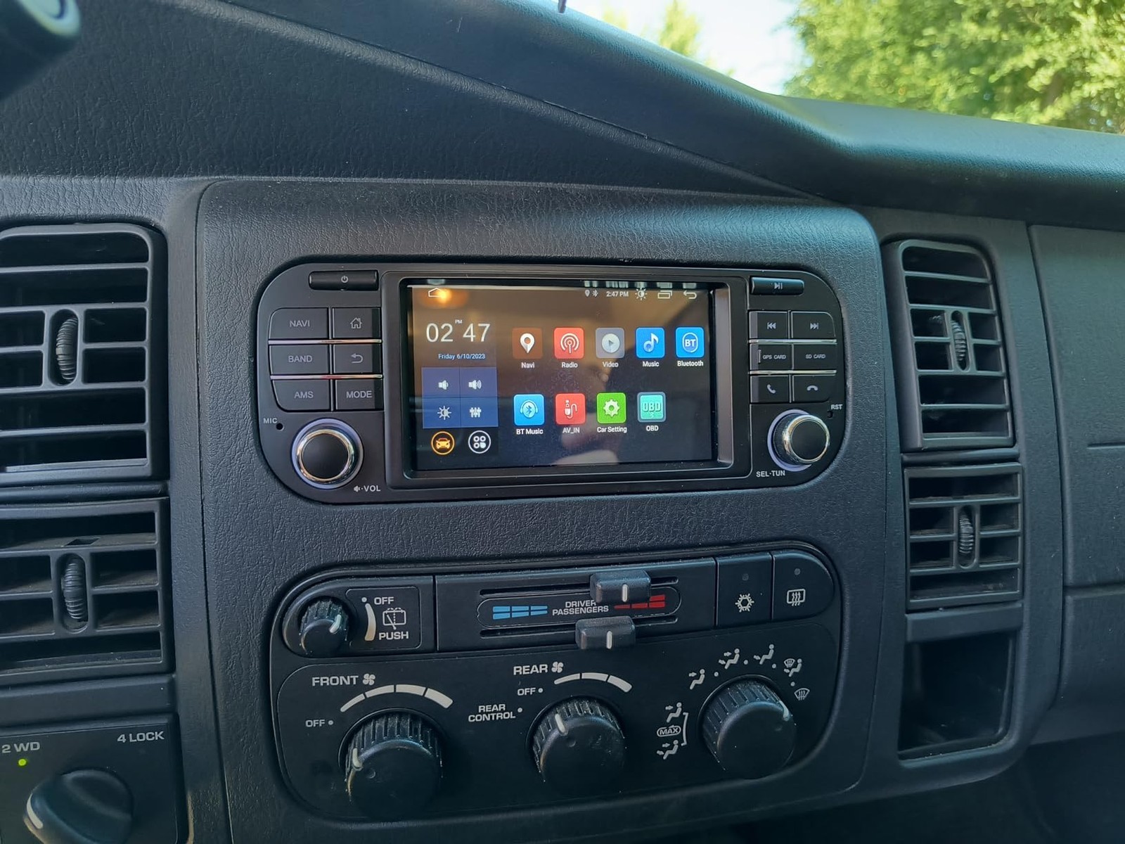 7″ For Jeep Wrangler Dodge Ram Chrysler Android Car Stereo Radio Carplay GPS FM