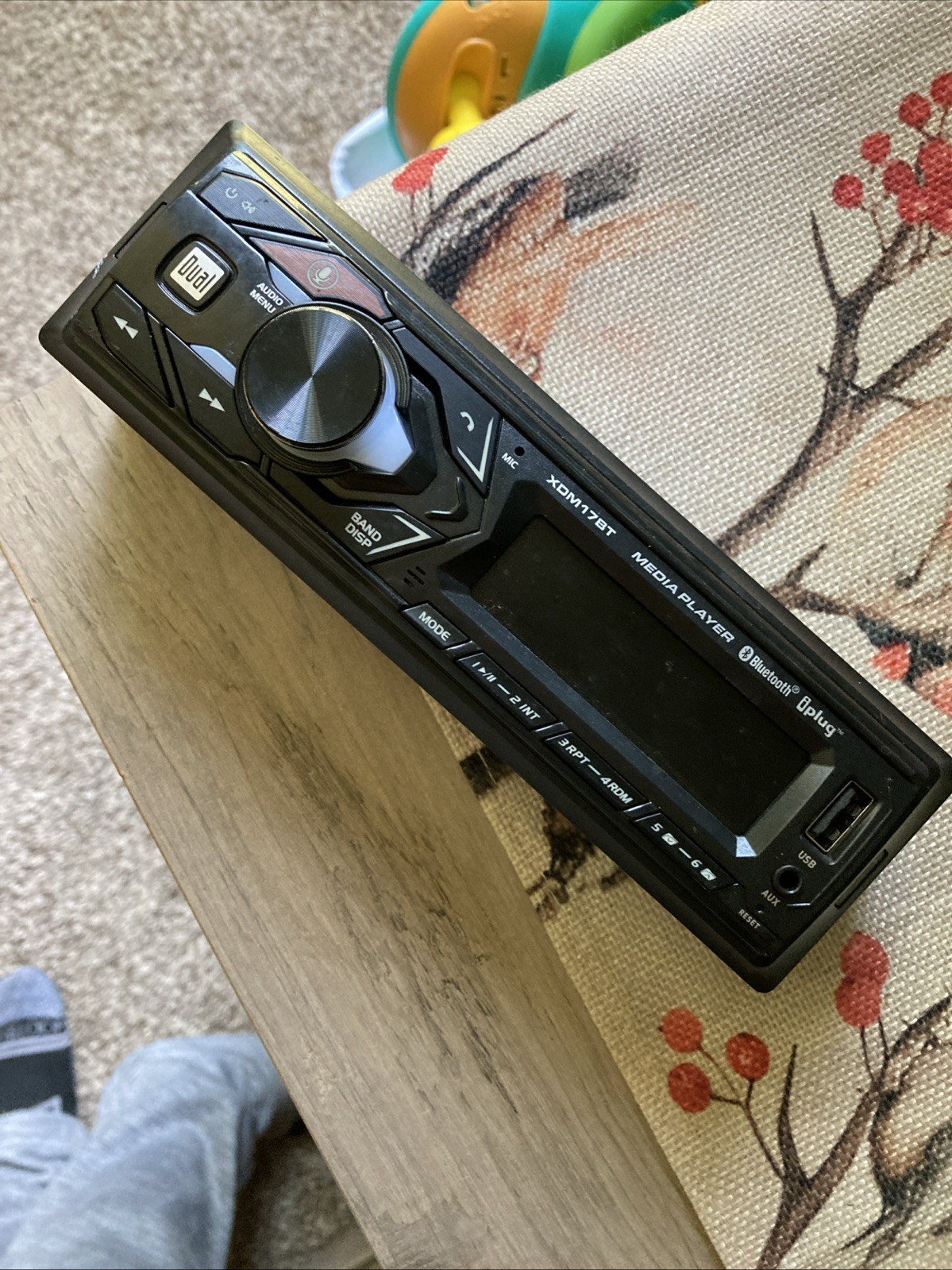 Dual Electronics XDM17BT Single DIN Car Stereo Worked When Taken Out Of Car
