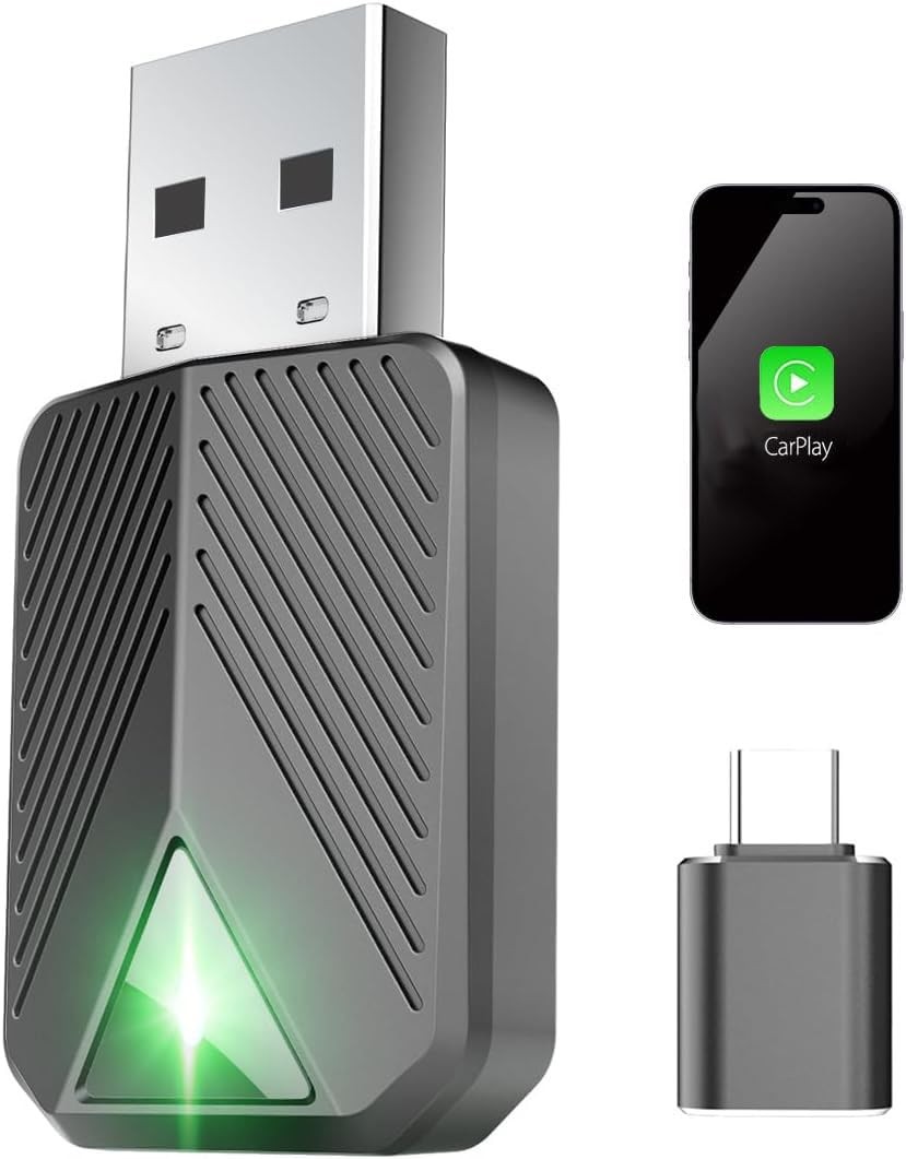 Wireless Carplay Dongle Wired to Wireless Converter