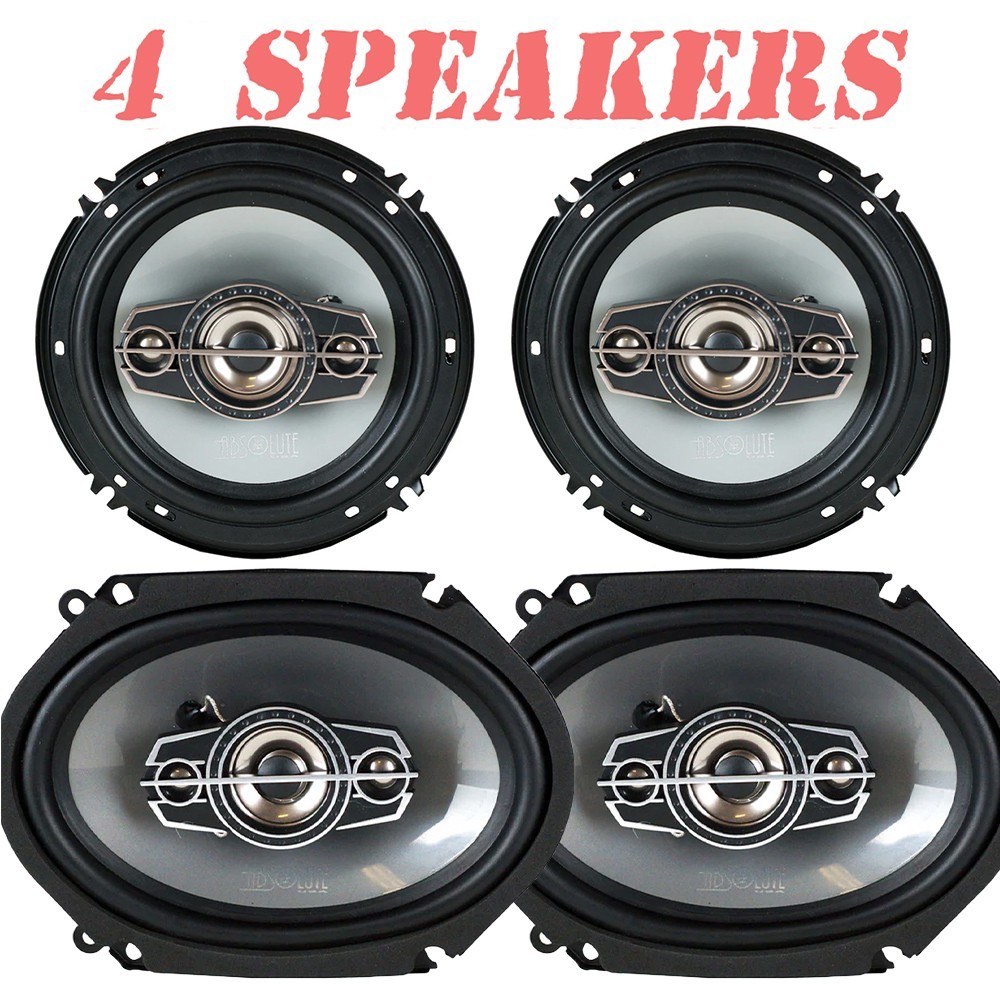 Bluetooth Car Stereo AM/FM Radio CD Player & Speaker Package for 1992-1996 F-150
