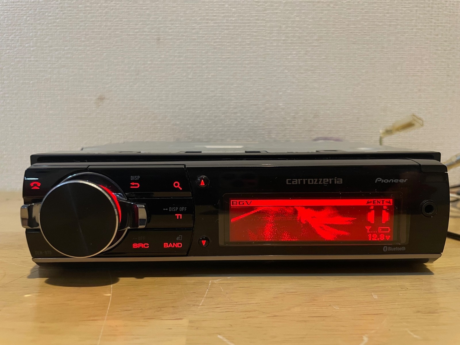 Carrozzeria Pioneer DEH-970 1DIN CD/Bluetooth/USB/AUX Car Audio Tested Working