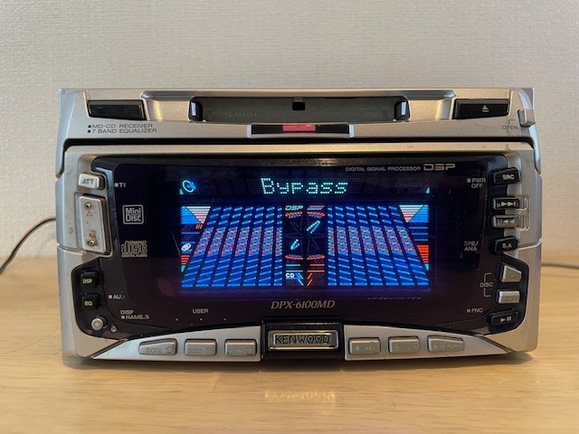 KENWOOD DPX-6100MD 2DIN CD MD Receiver CD MD CD playback OK MD malfunction