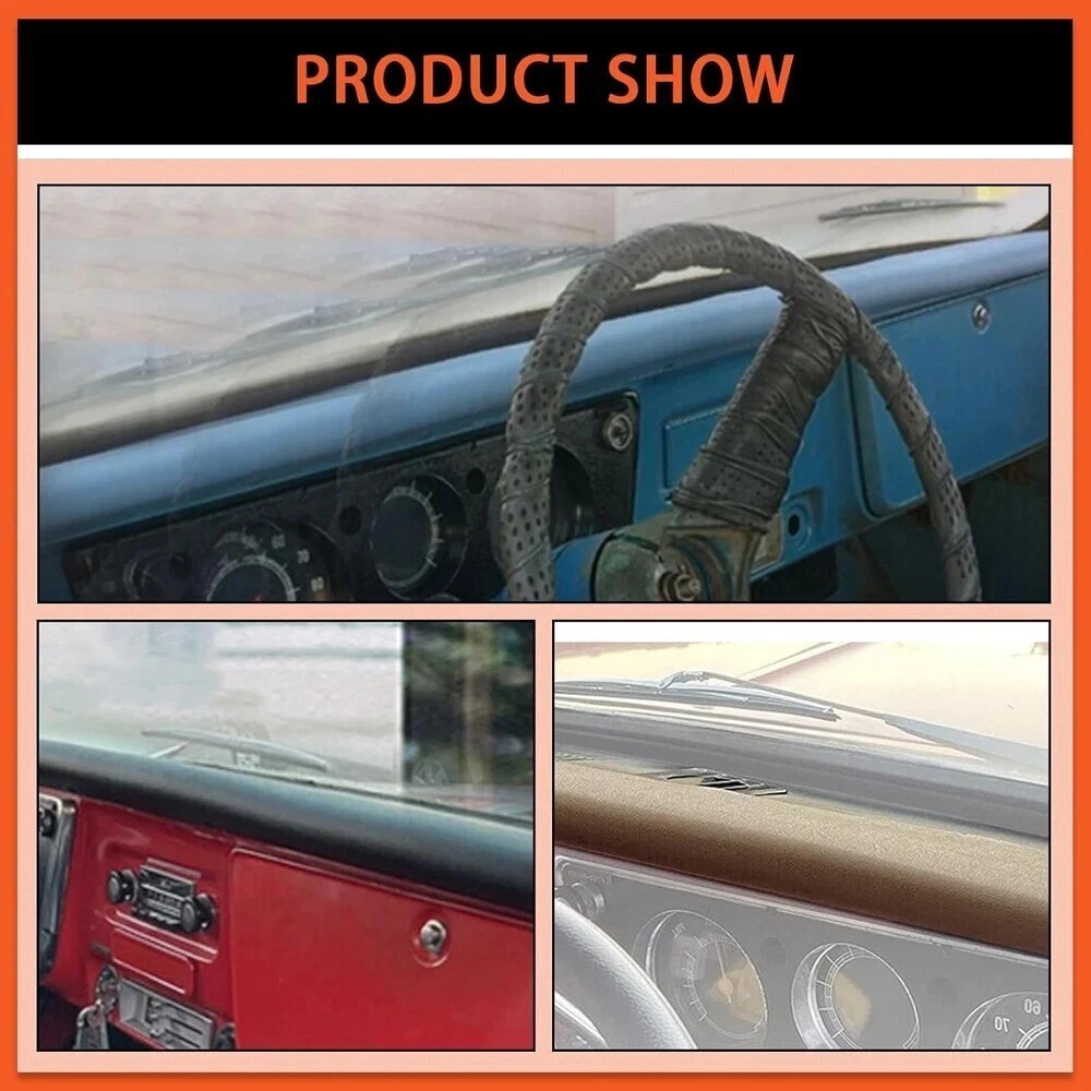 Dash Pad Dashboard Saddle Brown 1967-1972 Chevy Chevrolet GMC Truck 67 68 69 70
